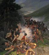 Amaldus Clarin Nielsen Battle of Kringen painting